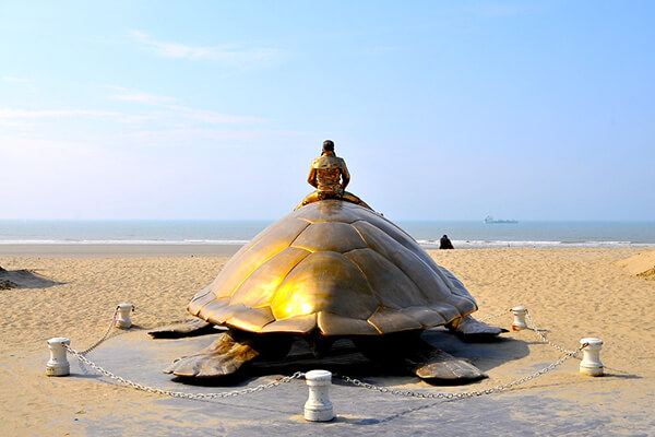 Cultuur in Nieuwpoort - Schildpad van Jan Fabre